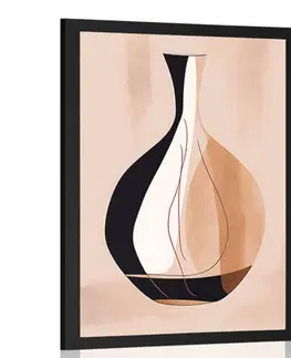 Abstraktní tvary Plakát abstraktní tvary váza