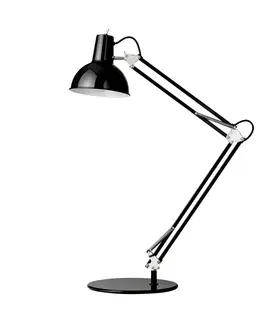 Stolní lampy kancelářské midgard midgard Federzug stolní lampa s podstavcem černá