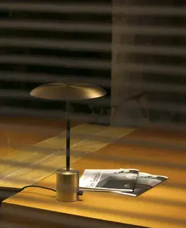 Designové stolní lampy FARO HOSHI zlatá a černá stolní lampa
