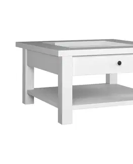 Konferenční stoly Konsimo Sp. z o.o. Sp. k. Konferenční stolek MARIME 54x93 cm bílá 