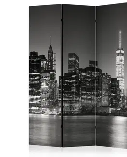 Paravány Paraván New York Nights Dekorhome 135x172 cm (3-dílný)