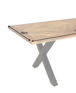 Jídelní stoly Jídelní stůl ARKAS X Dekorhome 160x90x76 cm