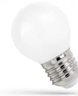 Žárovky Spectrum LED LED žárovka KOULE 1W E27 COG MILKY teplá bílá