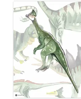 Obrazy do dětského pokoje Obrazy na stěnu do dětského pokoje - Dinosaurus