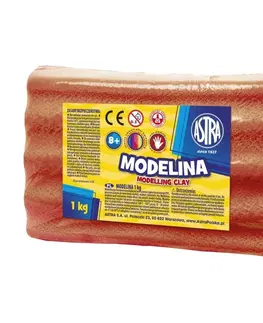 Hračky ASTRA - Modelovací hmota do trouby MODELINA 1kg Červená, 304111009