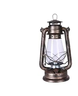 Zahradní lampy Brilagi Brilagi - Petrolejová lampa LANTERN 31 cm měděná 
