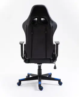 Kancelářské židle Ak furniture Herní křeslo F4G FG33 černé/modré