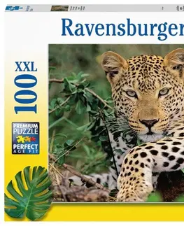 Hračky puzzle RAVENSBURGER - Leopard 100 dílků