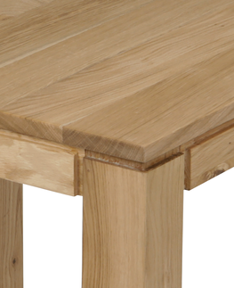 Jídelní stoly Jídelní stůl RECURVATA 80x80 cm, masiv dub