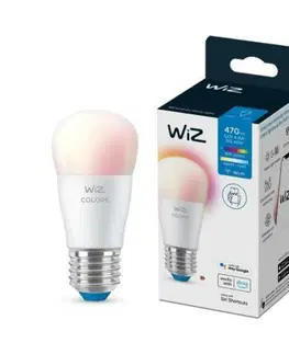 LED žárovky WiZ LED žárovka E27 P45 4,9W (40W) 470lm 2200-6500K RGB IP20, stmívatelná
