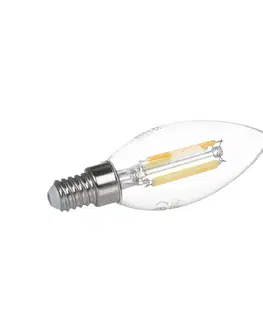 SmartHome LED ostatní žárovky PRIOS Prios LED svíčka E14 4,2W WLAN CCT čirá sada 2ks