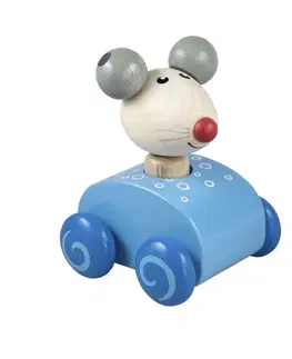 Hračky DETOA - Pískací myš modrá