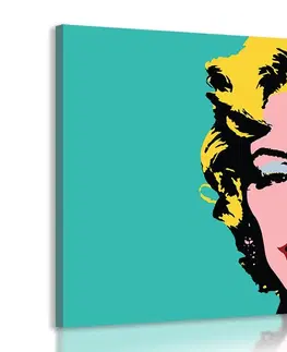 Pop art obrazy Obraz ikonická Marilyn Monroe v pop art designu