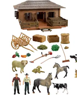 Dřevěné hračky Buddy Toys BGA 1041 Farma, stáj   