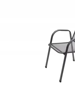 Zahradní židle a křesla DEOKORK Kovová židle (křeslo) Sága vysoká DEOKORK