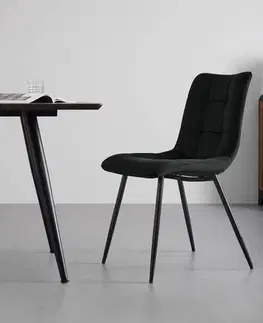 Židle do jídelny Elegantní Židle Suri Černá