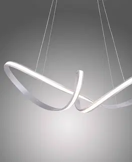 Závěsná světla Paul Neuhaus LED závěsné světlo Melinda, 38W, ocelově šedá
