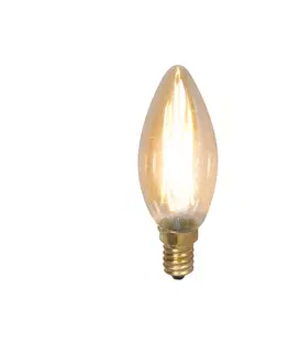 Zarovky E14 stmívatelná LED lampa na svíčku B35 kouřová 3,5W 250lm 2100K