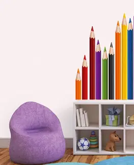 Nálepky pro děti Dekorační nálepky na zeď tužky