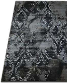 Koberce a koberečky Dywany Lusczow Kusový koberec VOGUE 093 černý / hnědý, velikost 200x290