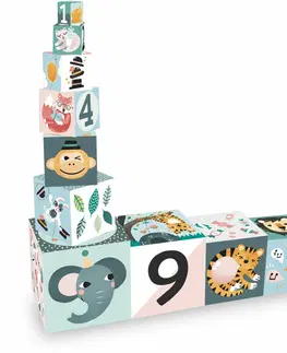 Dřevěné hračky Vilac Skládací věž z kostek Michelle Carlslund