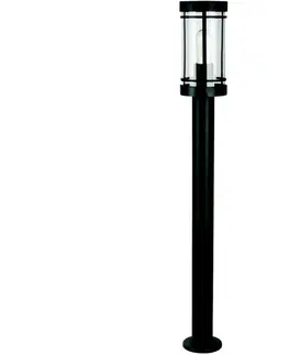 Zahradní lampy Eurolamp Venkovní lampa 1xE27/15W/230V 50 cm IP44 černá 