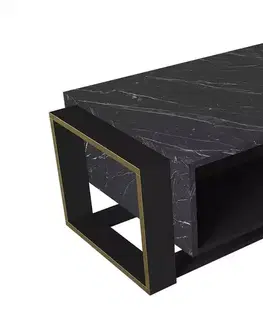 Konferenční stolky Sofahouse Designový konferenční stolek Olivera 106,4 cm černý