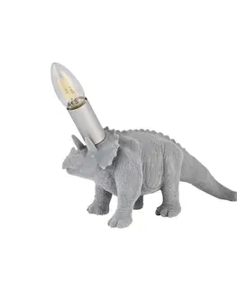 Stolní lampy Searchlight Stolní lampa X Triceratops, keramika