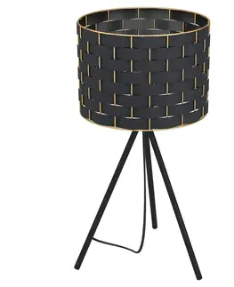 Stolní lampy EGLO Stolní lampa Marasales z textilu, trojnožka