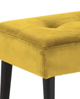 Lavice do jídelny Dkton Designová lavička Neola žlutá