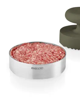 Kuchyňské stěrky Lis na burgery zelený Green Tool Eva Solo