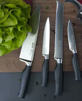 Kuchyňské nože IVO Sada 4 kuchyňských nožů IVO Premier 90075 + dvoustupňová bruska na nože ZDARMA 5