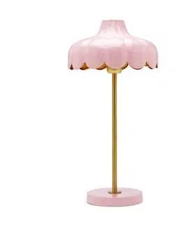 Stolní lampy PR Home PR Home Wells stolní lampa růžová/zlatá