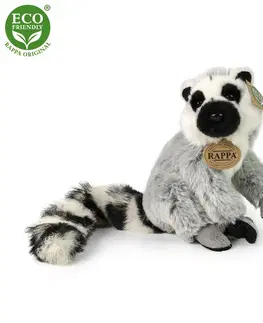 Hračky RAPPA - Plyšový lemur 19 cm ECO-FRIENDLY