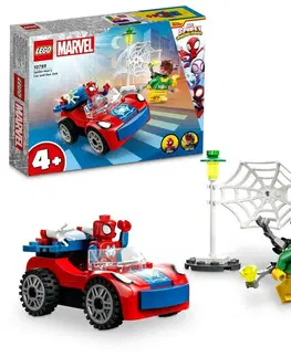 Hračky LEGO LEGO - Marvel 10789 Spider-Man v autě a Doc Ock