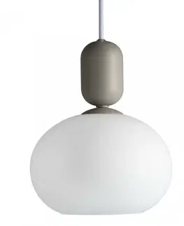 Moderní závěsná svítidla NORDLUX závěsné svítídlo Notti 40W E27 šedá 2011003010