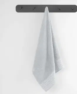 Ručníky Bavlněný ručník DecoKing Andrea šedý, velikost 50x90