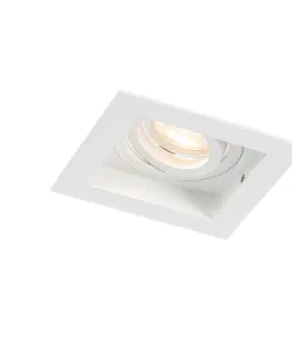 Podhledove svetlo Moderní vestavné bodové svítidlo bílé nastavitelné - Carree