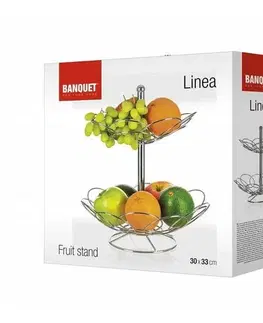 Odkapávače nádobí Banquet Drátěný stojan na ovoce LINEA, 30 x 33 cm