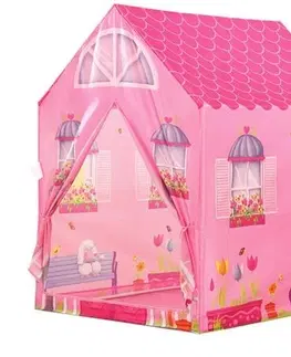 Hračky pro holky Dětský stan Růžový domeček IPLAY