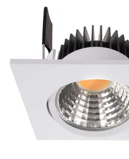 LED podhledová svítidla Light Impressions Deko-Light stropní vestavné svítidlo COB-68-350mA-2700K-hranaté 16-17V DC 6,00 W 2700 K 580 lm 78 mm bílá 565283