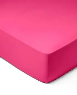Prostěradla Forbyt, Prostěradlo, Jersey, růžová 100 x 220 cm