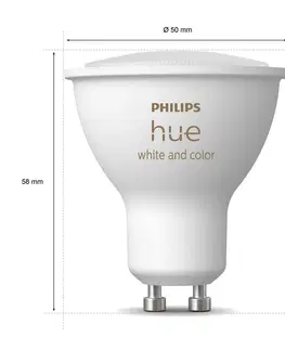 Chytré žárovky Philips Hue Philips Hue White&Color Ambiance GU10 5,7W set 3ks