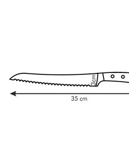 Kuchyňské nože TESCOMA nůž na chléb AZZA 22 cm 
