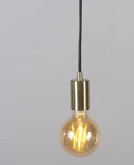 Zavesna svitidla Moderní závěsná lampa zlatá - Facil 1