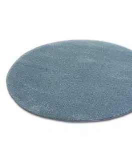 Koberce a koberečky Dywany Lusczow Kulatý koberec SHAGGY MICRO šedý, velikost kruh 80