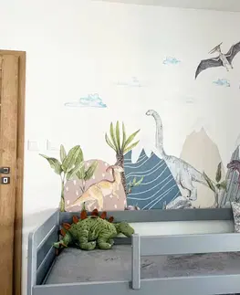 Samolepky na zeď Samolepky do dětského pokoje - Dinosauří svět