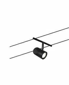 Svítidla pro lankové osvětlení PAULMANN Lankový systém Cup spot GU5,3 max. 10W 12V černá mat/chrom