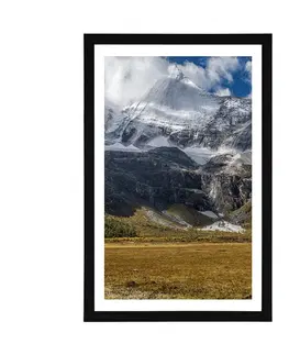Příroda Plakát s paspartou majestátní horská krajina