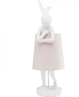 Designové stolní lampy a lampičky KARE Design Stolní lampa Animal Rabbit White